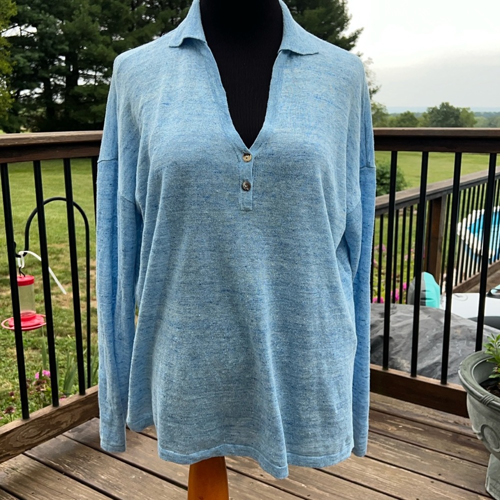 J. McLaughlin Linen Sweater